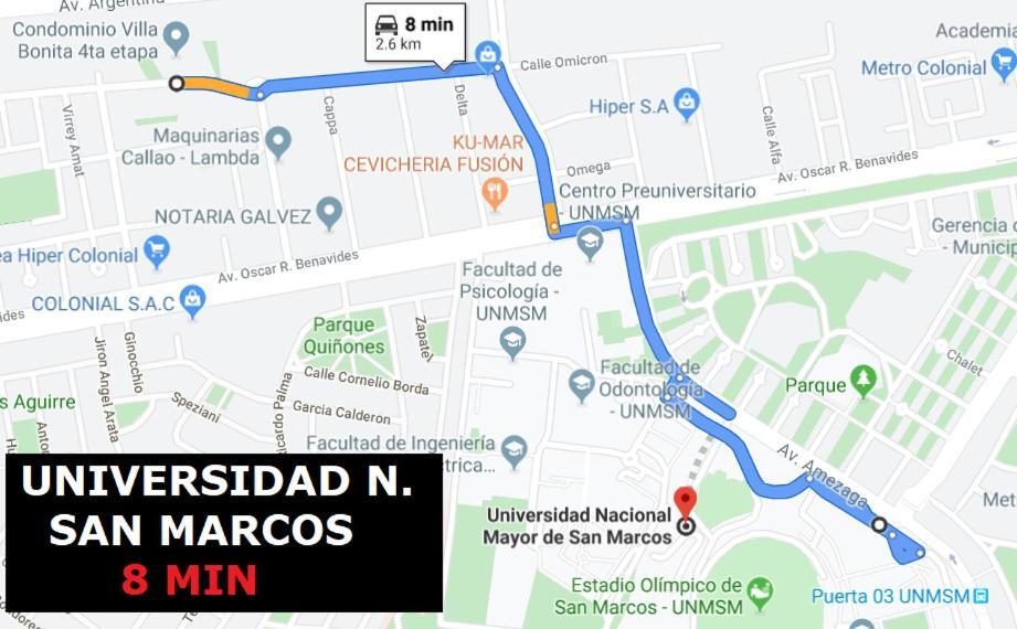 The White Lion 2 / 10 Min Airport Apartment Lima Luaran gambar
